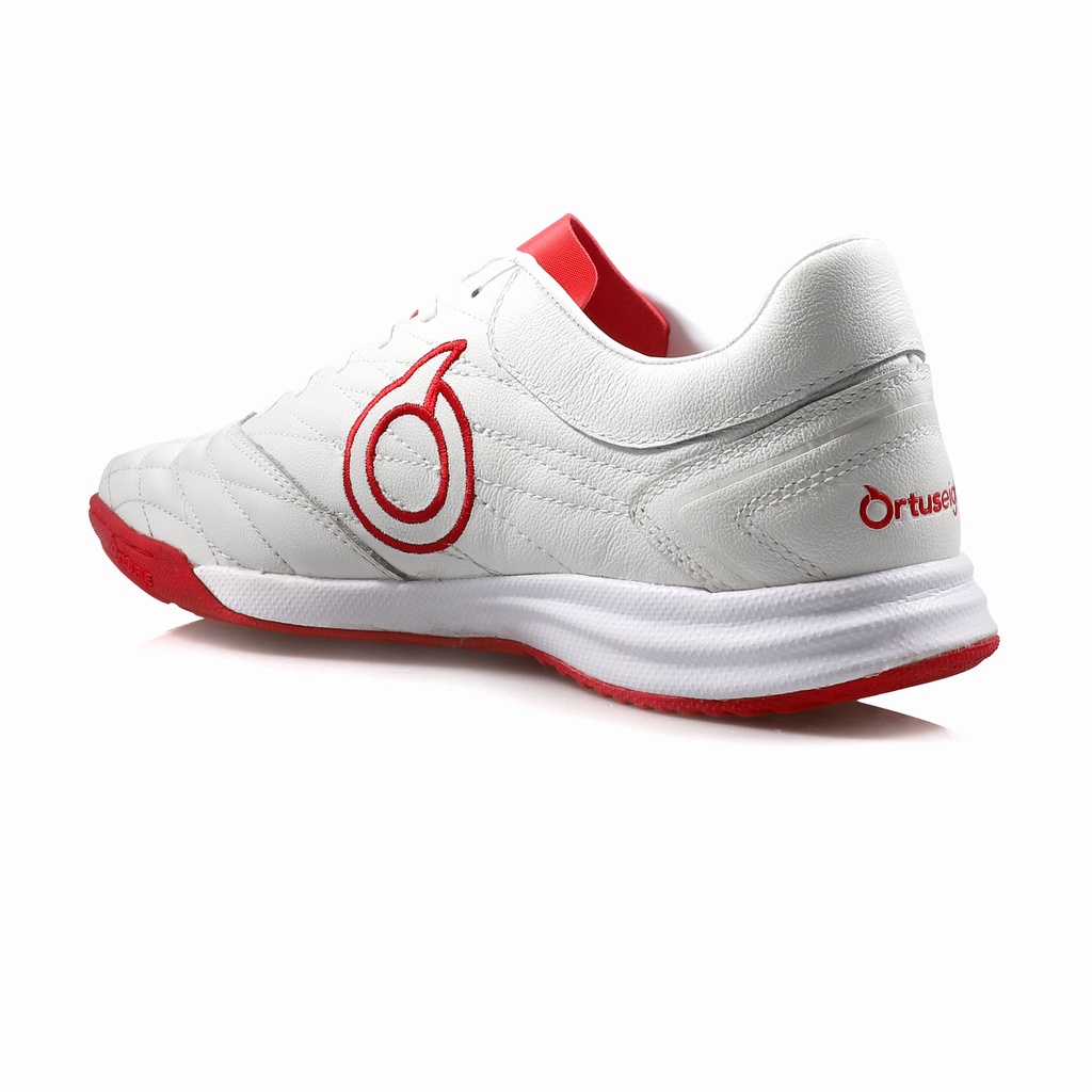 SEPATU FUTSAL ORTUSEIGHT EL TIBURON V2  IN - WHITE ORTRED (100% ORIGINAL)