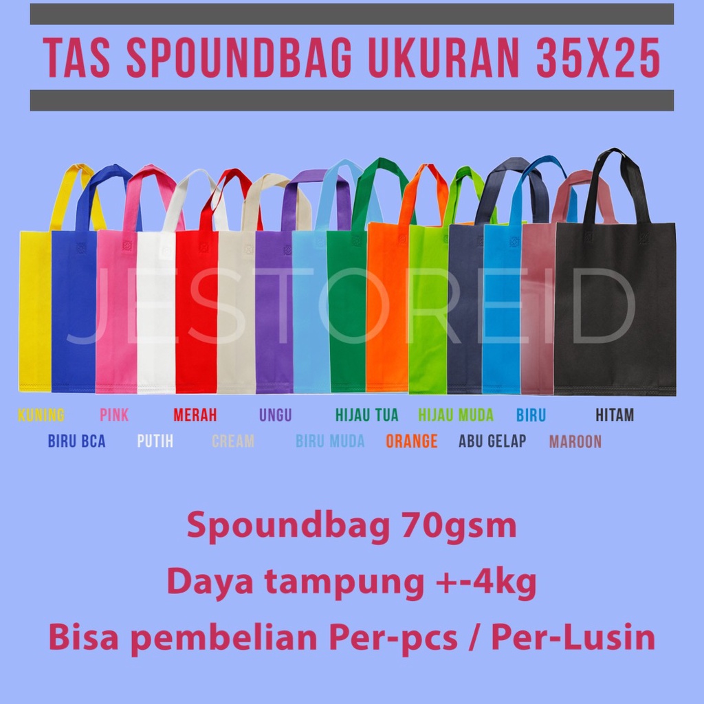 

Tas Spoundbond Spunbond bag polos Goodie bag