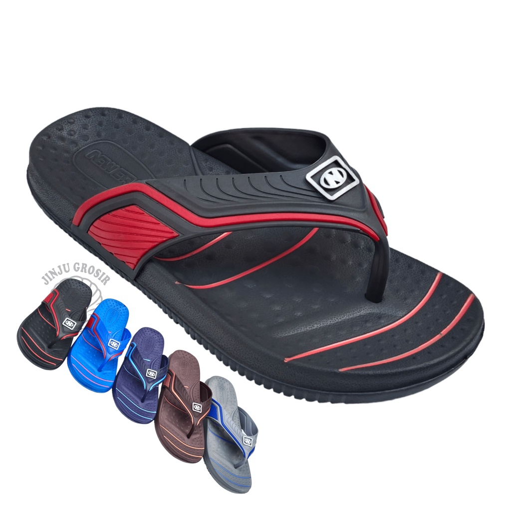 Sandal Jepit Pria Besar Sendal Laki Laki Cowok Dewasa Remaja Jumbo Karet Lentur Santai Casual Rumah 