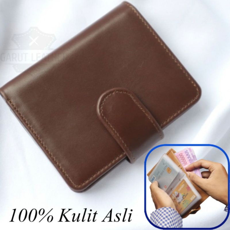 Dompet Kartu Pria/Wanita 100% ORIGINAL Kulit Asli Full up Premium