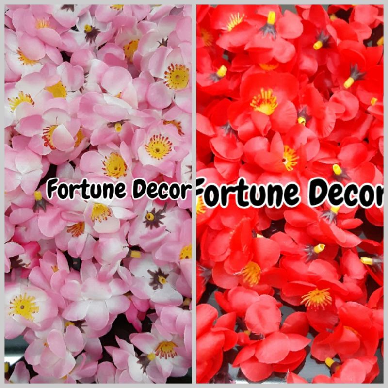Terlaris Kuntum bunga sakura meihua plastik mekar hanya kelopak hiasan dekorasi imlek