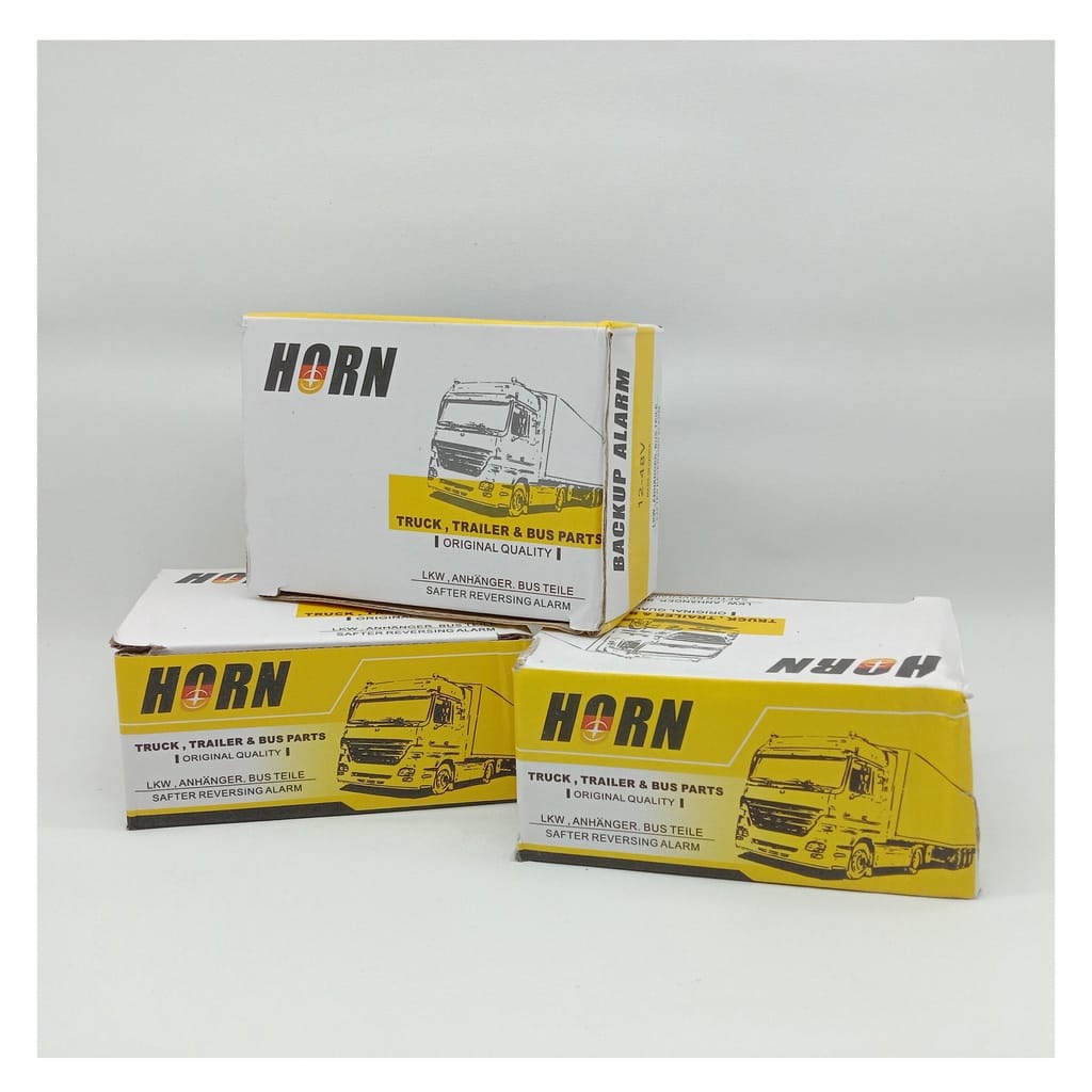 Alarm Atret 3 Suara Alarm Mundur Horn Back Up / Klakson Mundur Back Horn Original