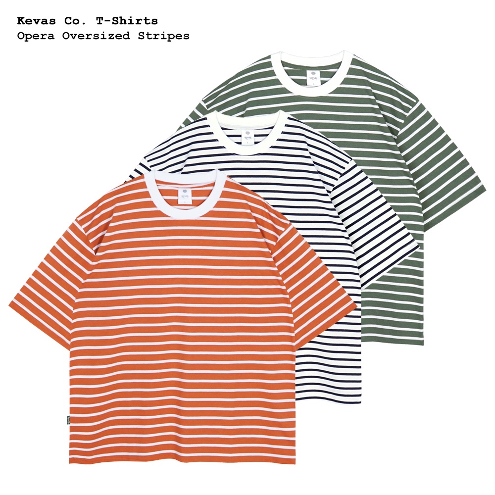 Kevas Opera Oversize Stripes T-Shirt