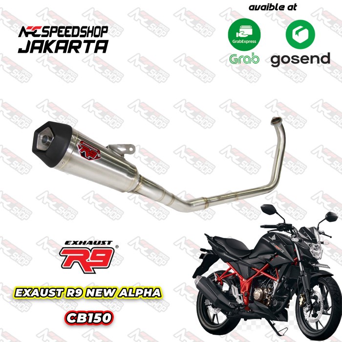 Knalpot R9 New Alpha Honda Cb150 Sf Fullsystem #Original