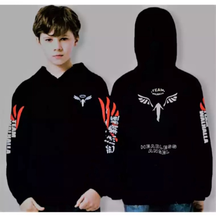 JAKET ANIME ANAK VALHALLA KAISUKE BAJI HANMA KISAKI TOKYO REVENGER / kaosmurahbandung / sweater hoodie anime anak terbaru bisa bayar ditempat