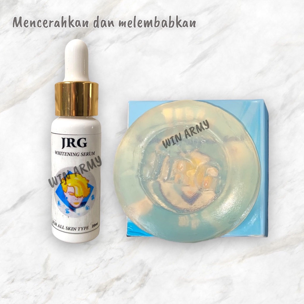 SERUM WHITENING JRG DAN SABUN JRG BULAT