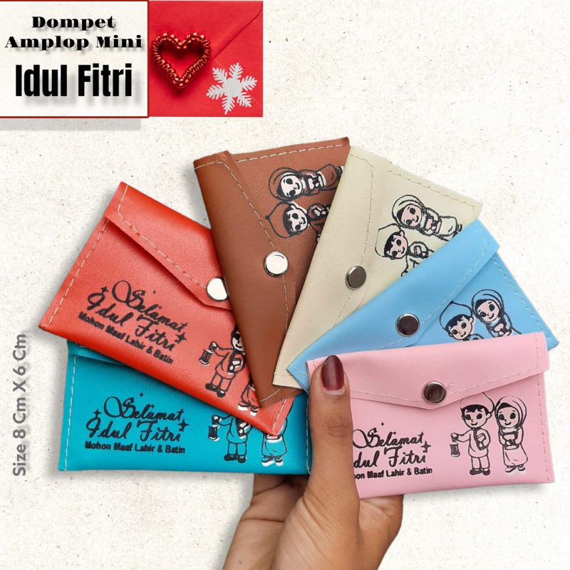 [ 12 pcs ]MINI DOMPET AMPLOP LEBARAN / IMPLEK NATAL PER PAC ISI 12 Pcs