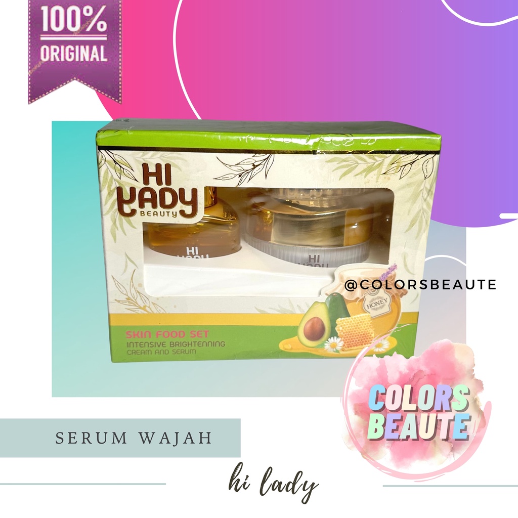 HI YADY BEAUTY, Skin Food Set / skincare wajah / skincare pencerah wajah