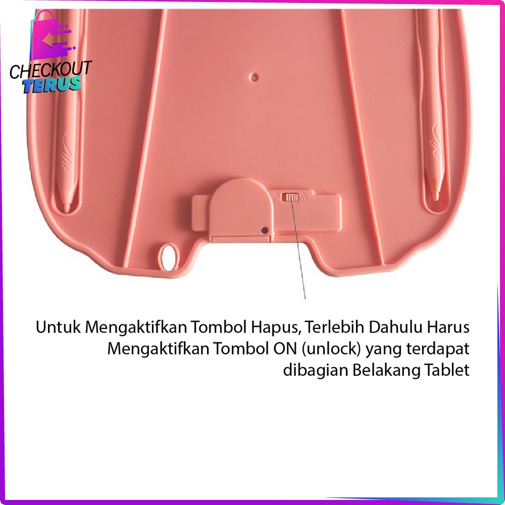 CT M299 Alat Tulis Mainan Edukasi Anak Papan Tulis Anak LCD Writing Tablet 8.5inch Karakter Board Tablet