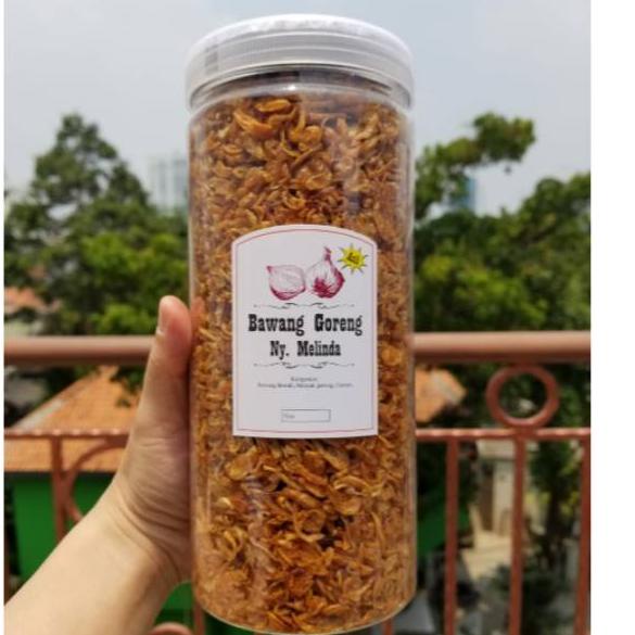 Realpct  BAWANG GORENG NY MELINDA ORIGINAL 500 GRAMo