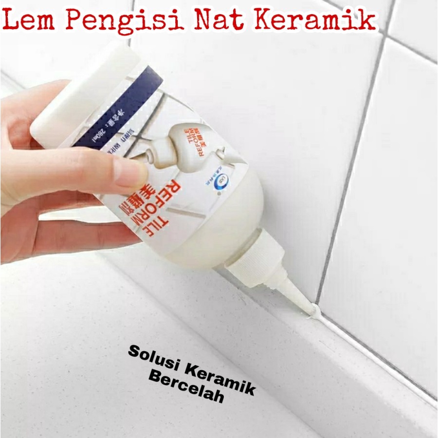 Tile Reform Waterproof Pengisi Celah Nat Keramik - Krim Pengisi Celah Nat Keramik