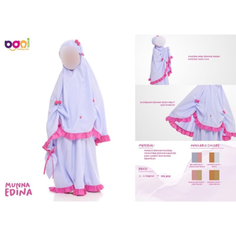 Mukena anak bani batuta rabbani original