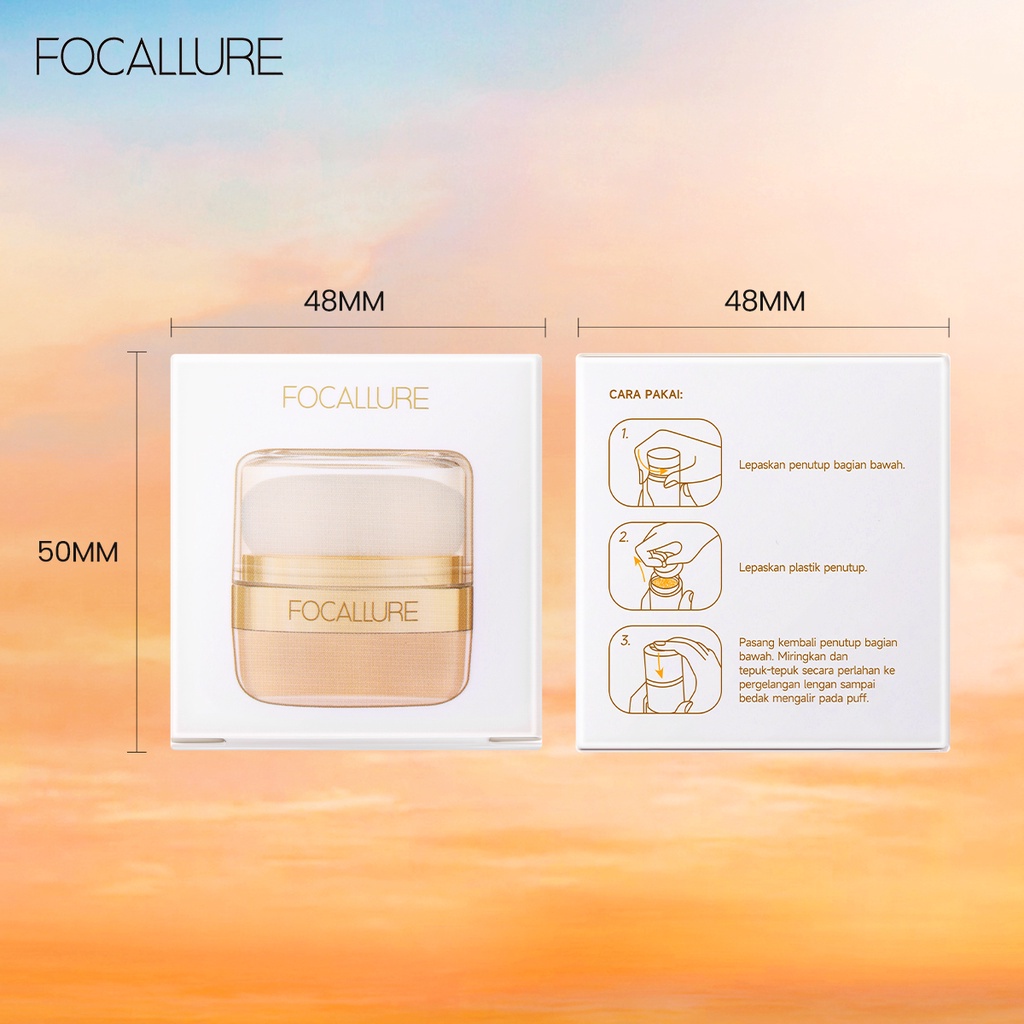 COD BPOM Focallure Oil Control Setting Powder &amp; Blusher TERLARIS (FA-259)