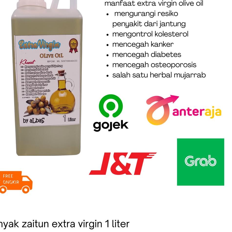 

❁ Minyak Zaitun Extra Virgin 1liter BY aLBas 1 Liter ☑