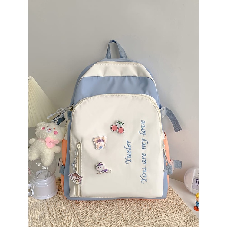 [Juallaris]Tas Ransel  Motif Fashion Unik Dan Lucu / Ransel Motif Lucu Dan Imut Cute Ladies Bag / Impot
