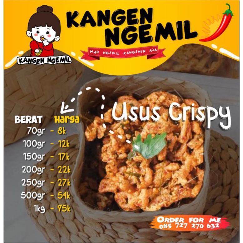 

usus crispy 500gr & 1kg