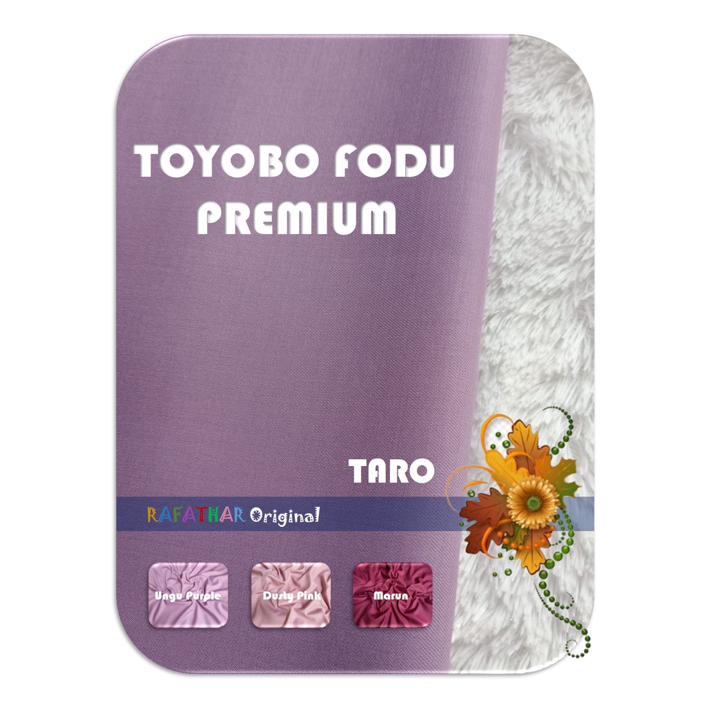 KAIN TOYOBO FODU PREMIUM ORIGINAL KAIN TOYOBO PREMIUM ORI KATUN TOYOBO PREMIUM KAIN TOYOBO METERAN BAHAN TOYOBO