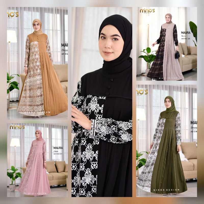 Gamis Terbaru Maura Dress by ninos design