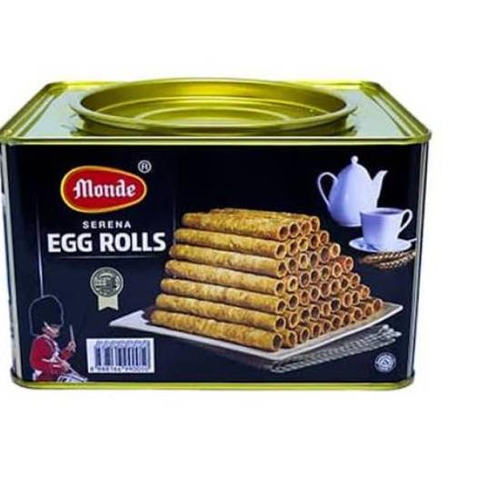 

Diskon[KF7]-PROMO MONDE SERENA EGG ROLL KALENG HITAM MINI 300 GRAM MURAH