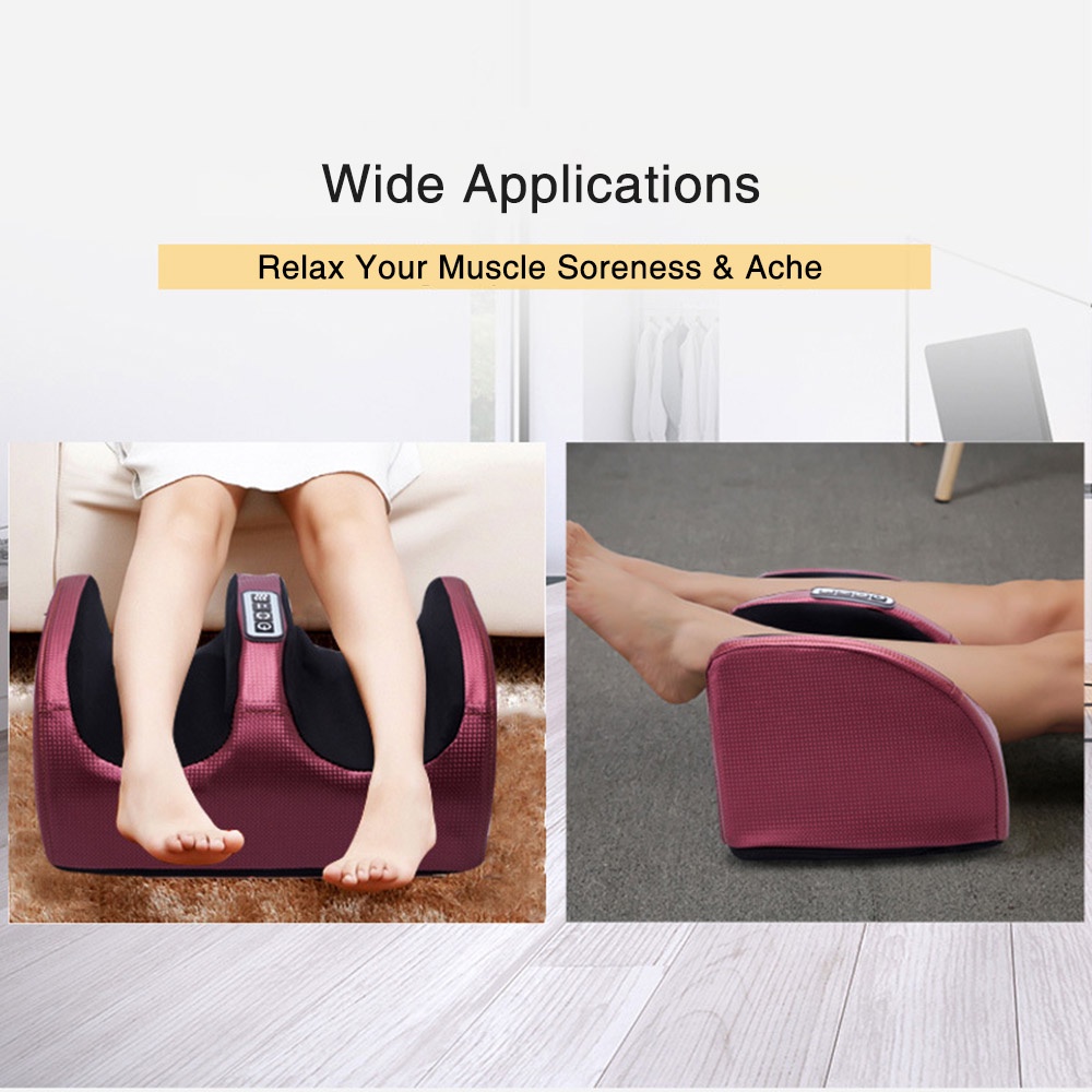 Foot massager 4 tombol 5 utama teknik pijat tombol pintar menguleni tekan kaki betis foot sole leg massage machine foot electric instrument rumah tangga terapi kaki mesin