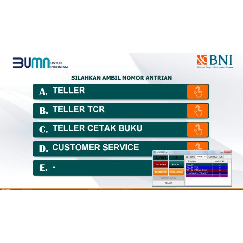 Promo software antrian 5 layanan