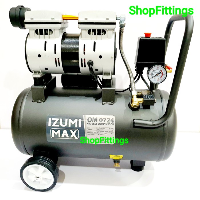Udara Izumi Ol 07 24 Mesin Kompresor Izumi Ol0724 Oil Less Compressor Silent