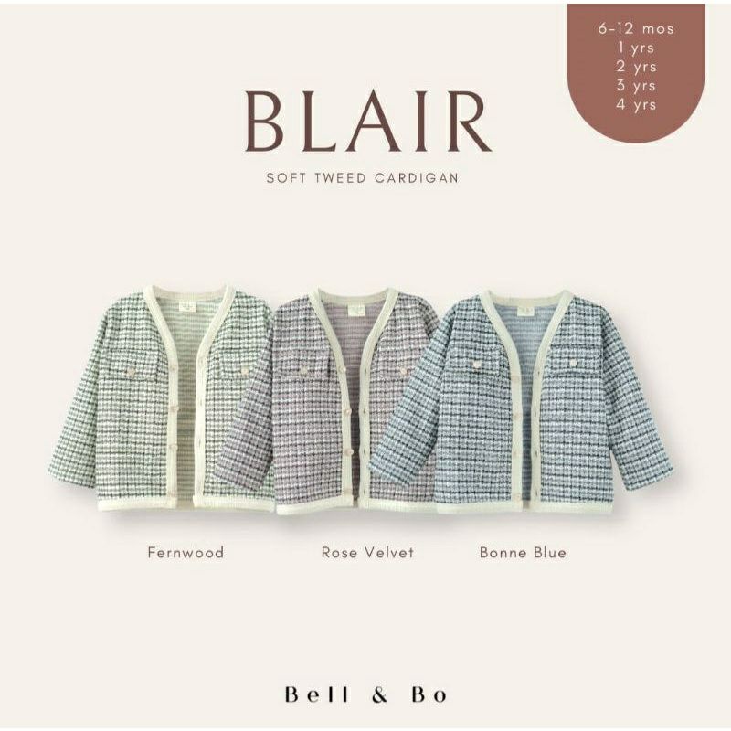 Bell&amp;Boo Blair // Cardigan Anak