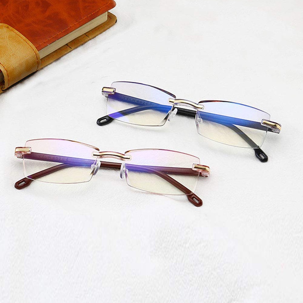 ☀ INDOLAND ☀ Kacamata Lensa Plus Kacamata Baca Ukuran 0.5 sampai 4.00 Pria Wanita Free Kotak &amp; Lap Kacamata G003