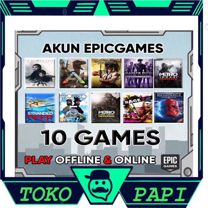 Tp [ Promo ] Account / Akun Epic Games 10 Game Pc Original Langsung Proses Kirim