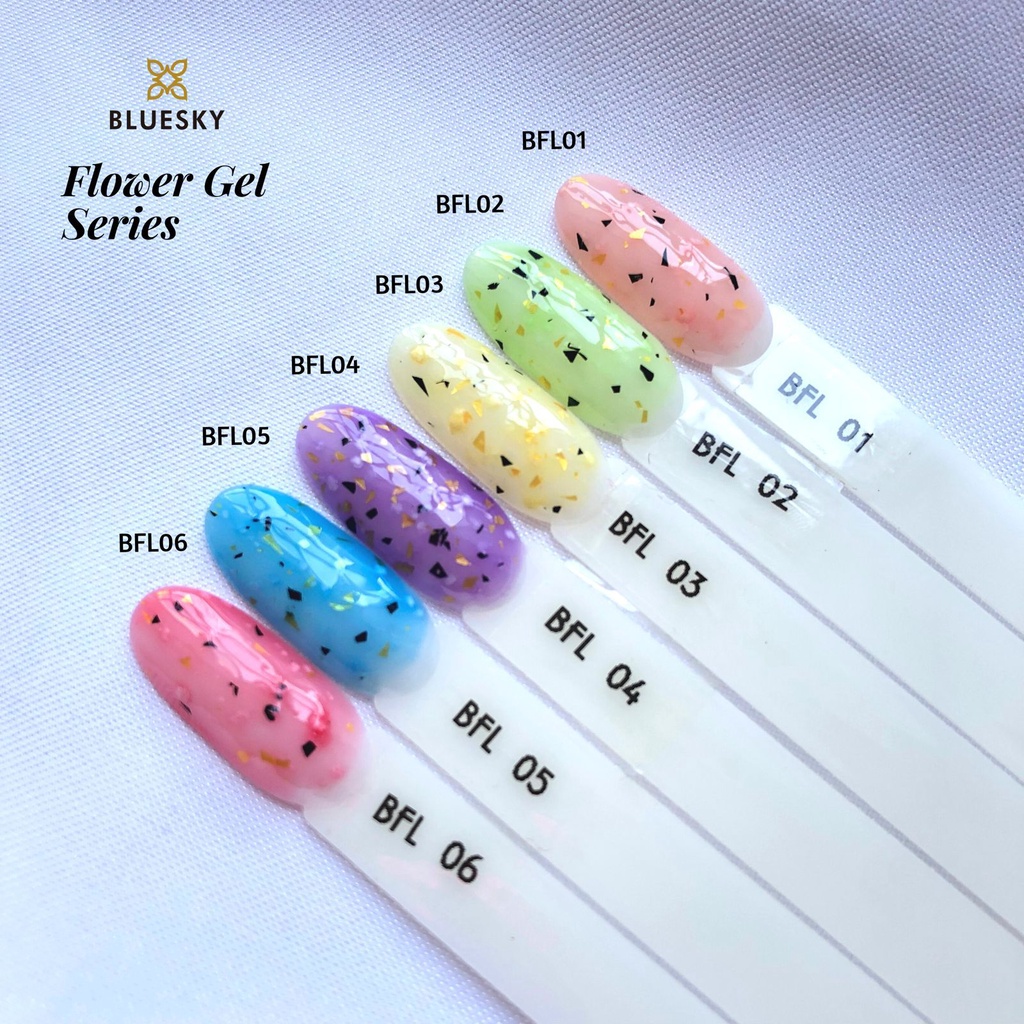 KUTEK HALAL BLUESKY / BLUE SKY GEL POLISH FLOWER GEL