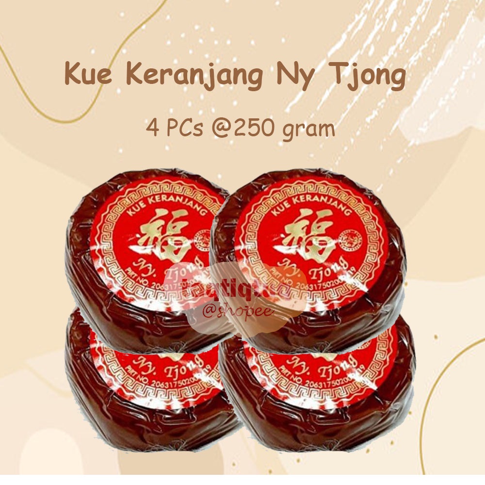 

Kue Keranjang Ny Tjong Halal 4 Pcs 250 Gram Dodol Imlek Dodol Cina Kue Cina Kue Imlek Jenang China Kue Bakul Chinese Cake Kue Kranjang Makanan Khas Imlek Sincia Thiam Pan Nian Gao Ti Kwee Bingkisan Imlek