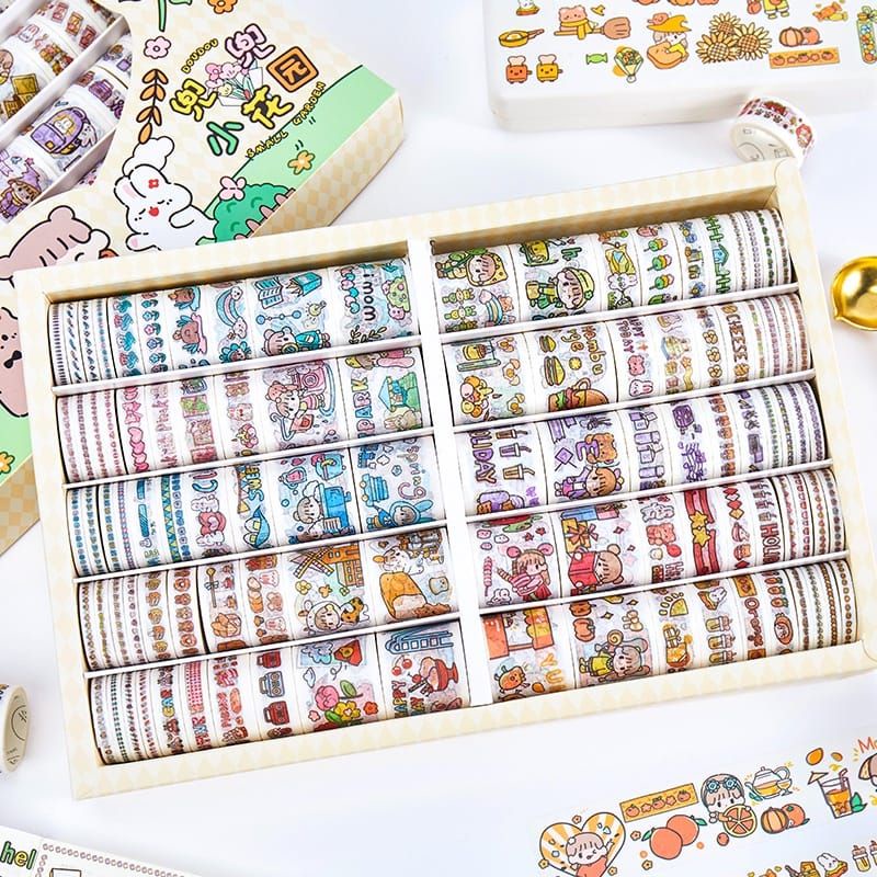 

Washi Tape || Stiker Roll Aesthetic || Stiker Roll Gemoy Momo || Stiker Anak