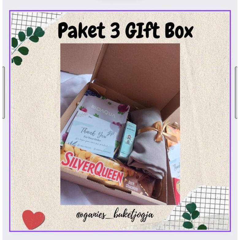 

Paket hampers hijab,Kado ultah,Gift box cew minim budget