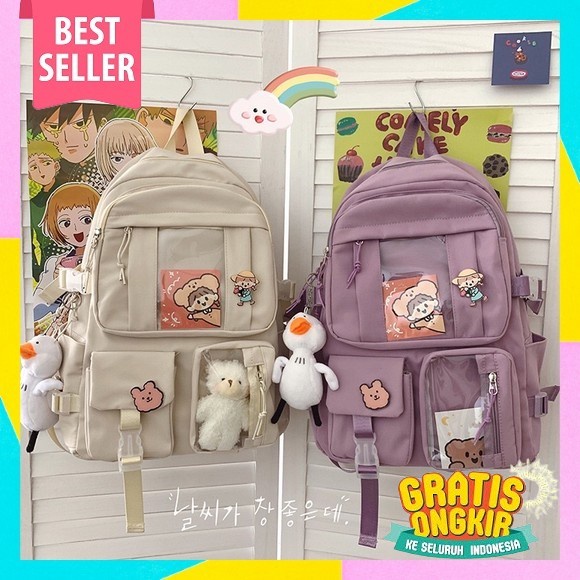 Tas 008 | Tas Ransel Import Motif Unicorn | Tas Kulkas | Tas Sekolah Kelas 3 - 6 Tas Sekolah Anak Pe