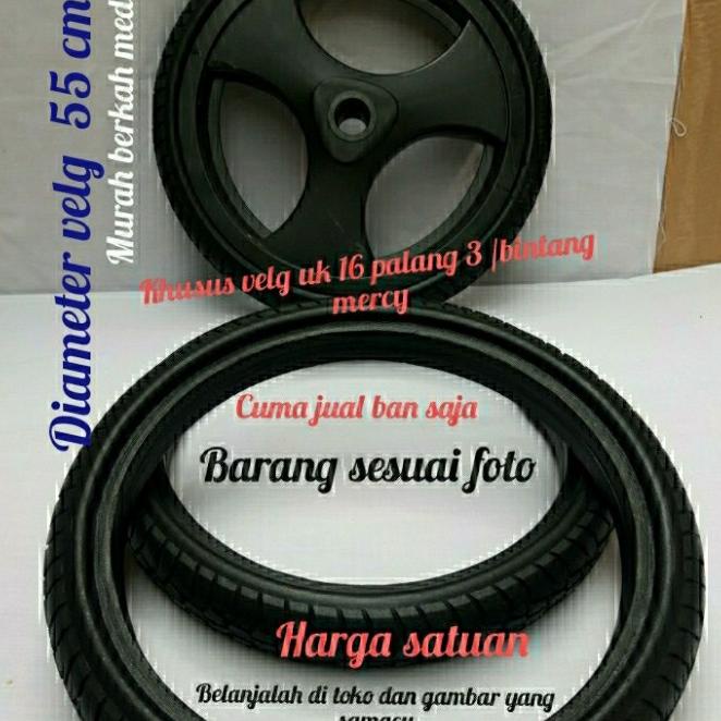 Ban Mati Kursi Roda Ukuran 16 X 1 3/8 Sperpart Kursi Roda