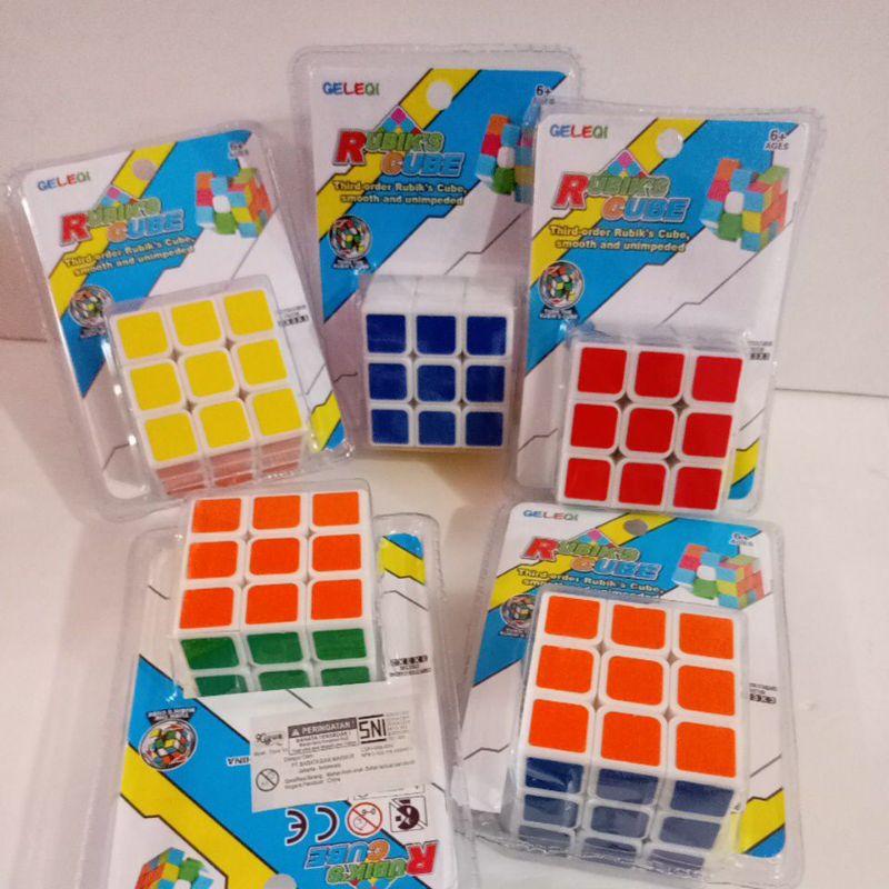 Rubik 3x3 / mainan edukasi anak / mainan anak / Rubik's Cube