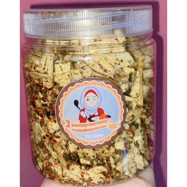 

Cemilan Basreng Pedas Daun Jeruk Toples