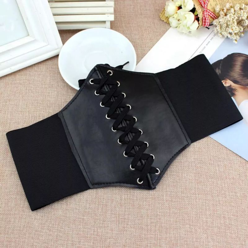 girdle black kupu butterfly jumbo Obi belt korset hitam pinggang melar sabuk karet tali// ikat pinggang lolita cosplay bangsawan autumn look kosplay old money loli yearbook vintage mafia corset belt karet lebar sabuk pelangsing