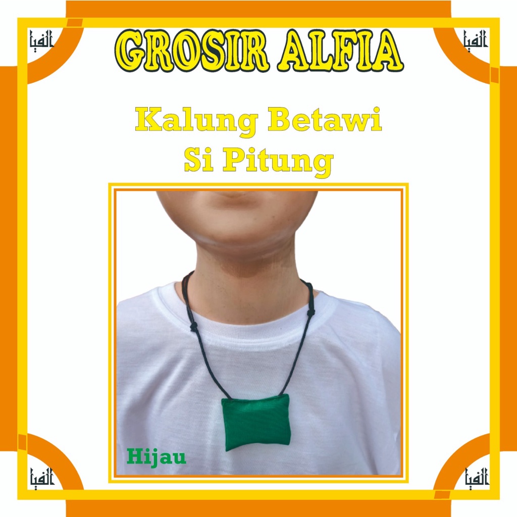 Kalung aksesoris betawi/kalung betawi/aksesoris kalung Jawara