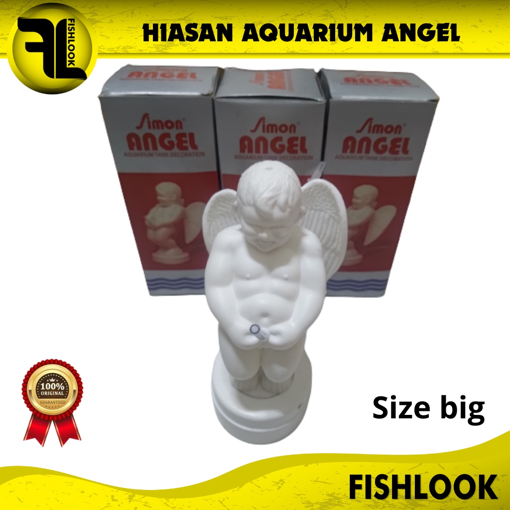 Dekorasi Hiasan Patung Malaikat Angle Kecil Besar Small Big Aquarium