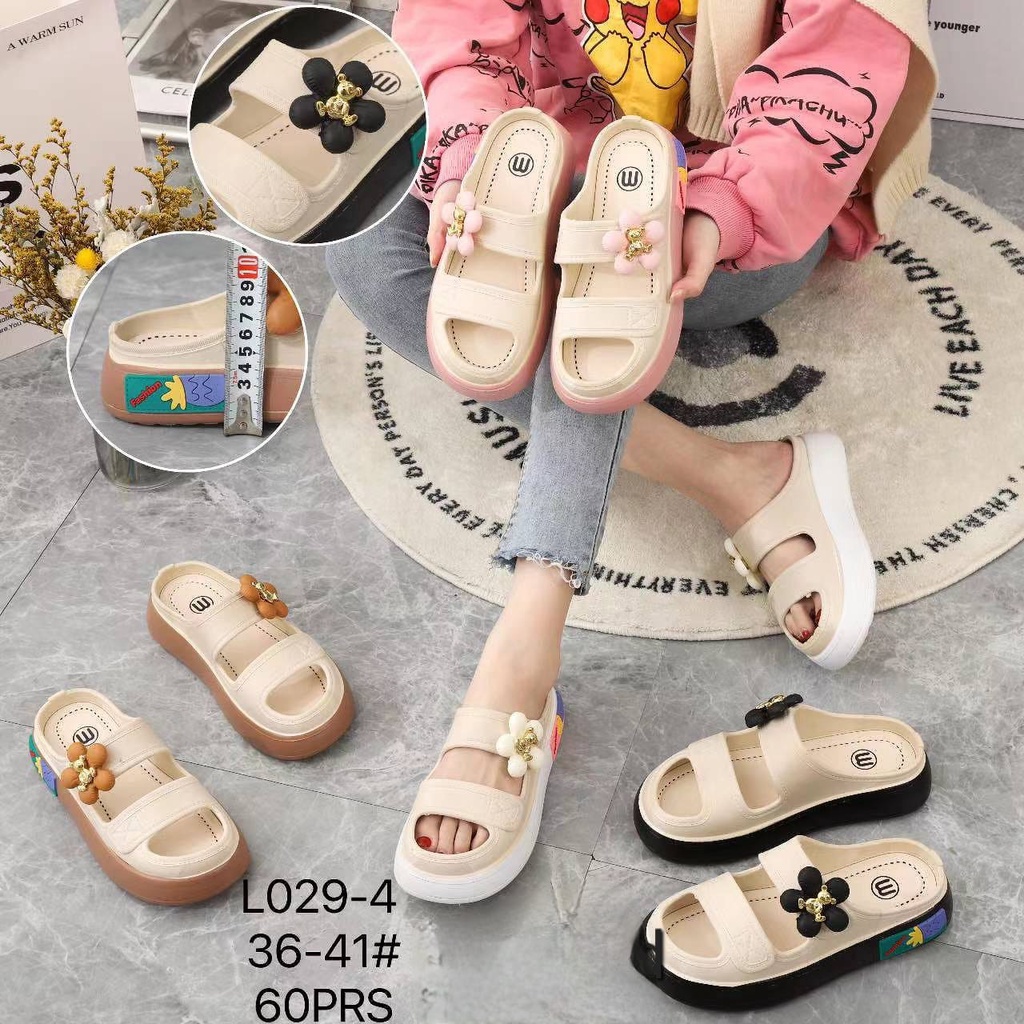 SANDAL WANITA IMPORT BAHAN KARET 029 MIRANDA