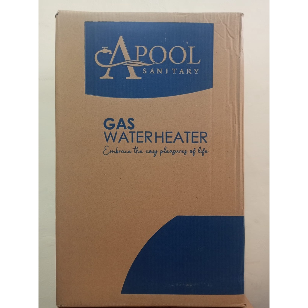 APPOL WATER HEATER KACA GAS 56 6LED