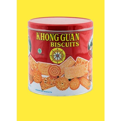 

( PER KALENG 650 GRAM ) ~ Khong Guan kaleng kecil redmini 650gr