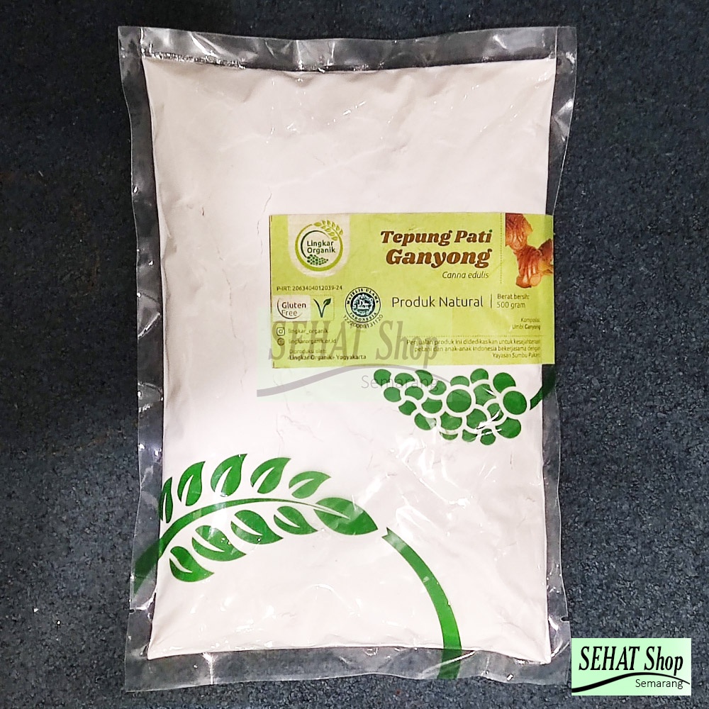 

Lingkar Organik Tepung Pati Ganyong 500gr