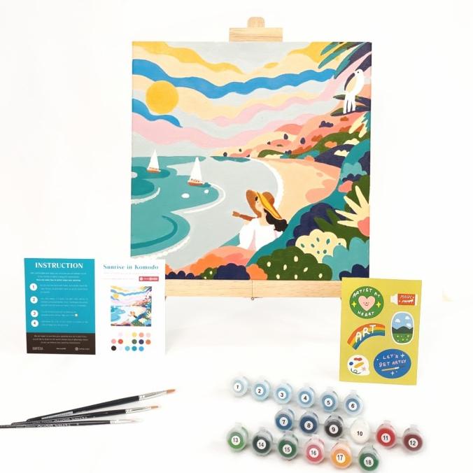 

Bartega Paint By Number Kit: Sunrise in Komodo