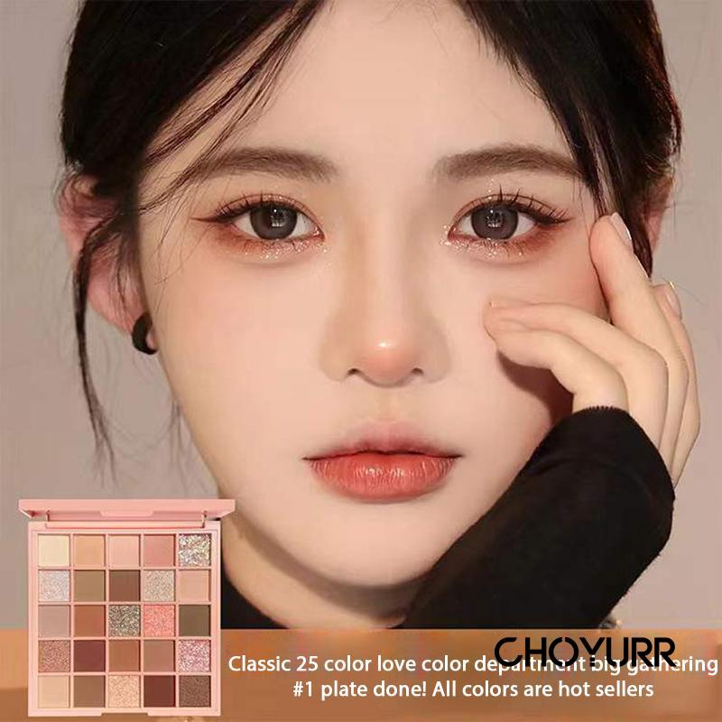 【COD】Eyeshadow Palette 25 Warna Eyeshadow Palette Pearlescent Matte  Waterproof Tahan Lama Korea Original Import Makeup-CH