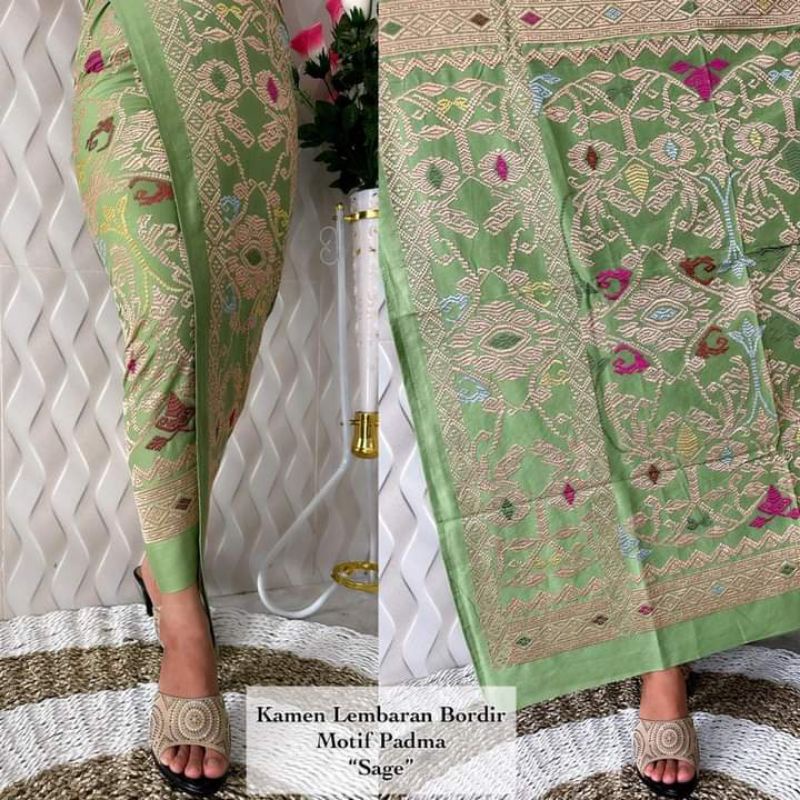 Kamen Bordir Songket Bali | Kamen Bordir Lembaran