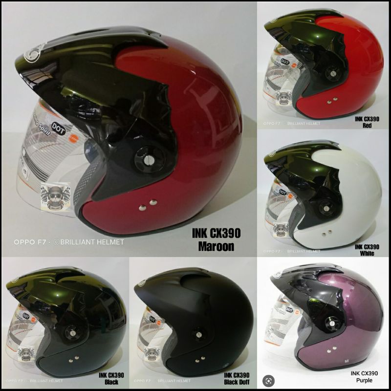 Helm INK Klasik CX390 Solid Original 100%