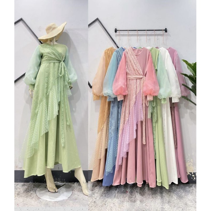 Kimono Dress,Dress kondangan ,Dress Maxi,Dress papermea