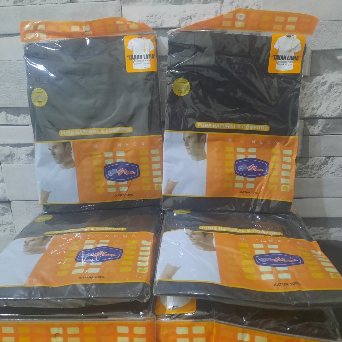 Kaos Dalam Kaos Oblong Gt-Man / Oblong Pria / Kaos Dalam Gtman Round Neck Gtso